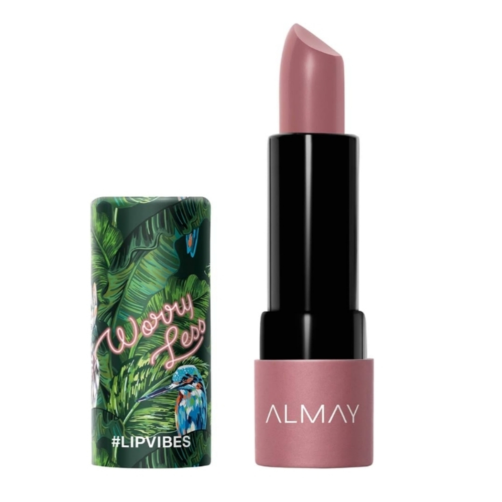 3 x Almay Lip Vibes Cream Lipstick, Worry Less
